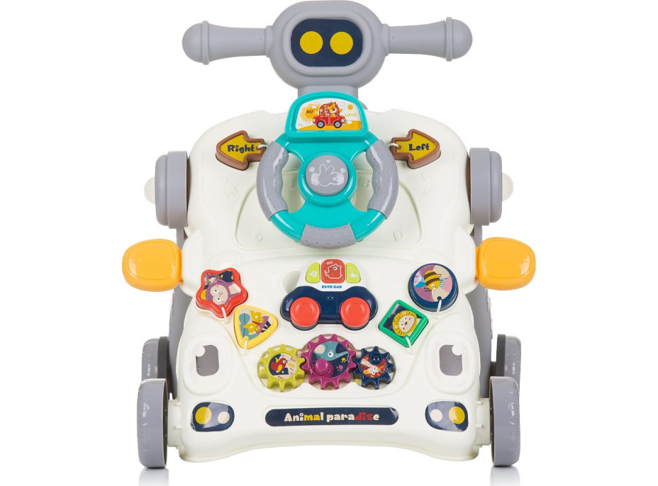 CHIPOLINO Chodítko interaktivní 3v1 Car Multicolor