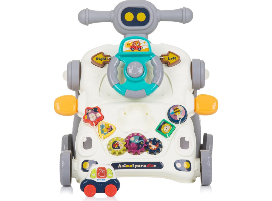 CHIPOLINO Chodítko interaktivní 3v1 Car Multicolor