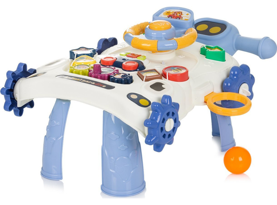 CHIPOLINO Chodítko interaktivní 3v1 Car Blue