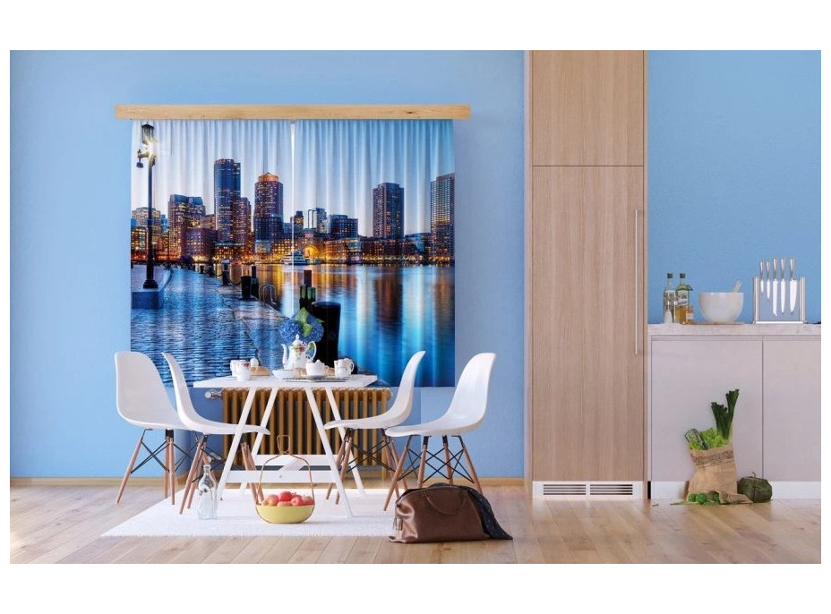 Designový závěs NÁBŘEŽÍ 280x245 cm