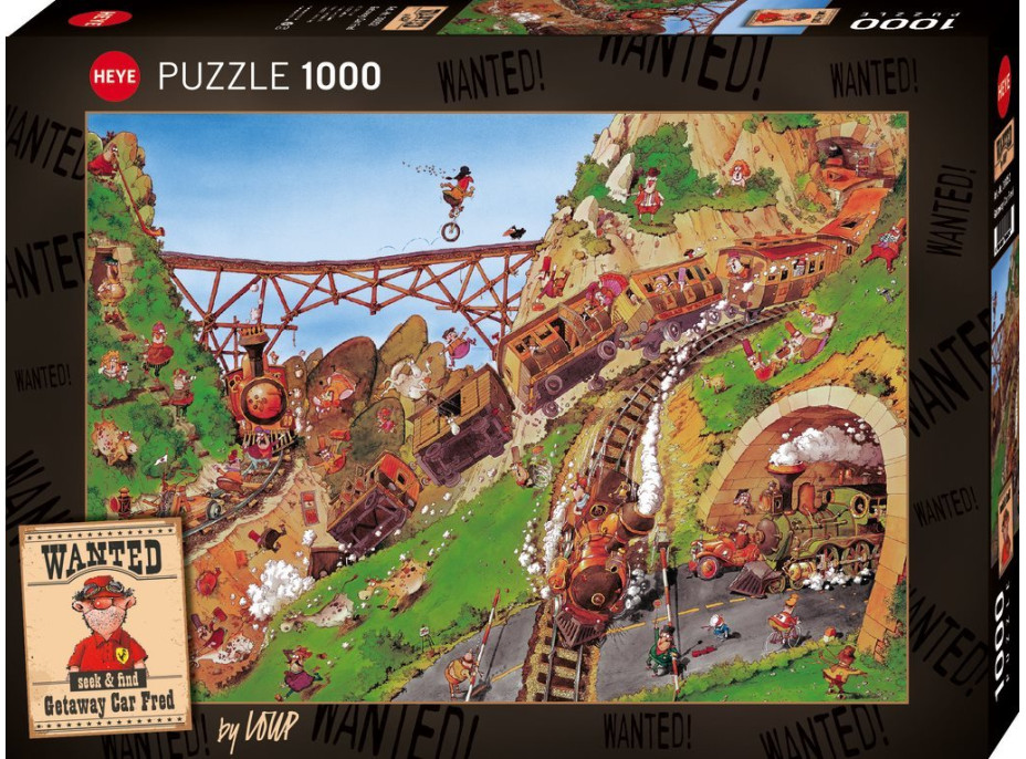 HEYE Puzzle Rychlý Fred 1000 dílků