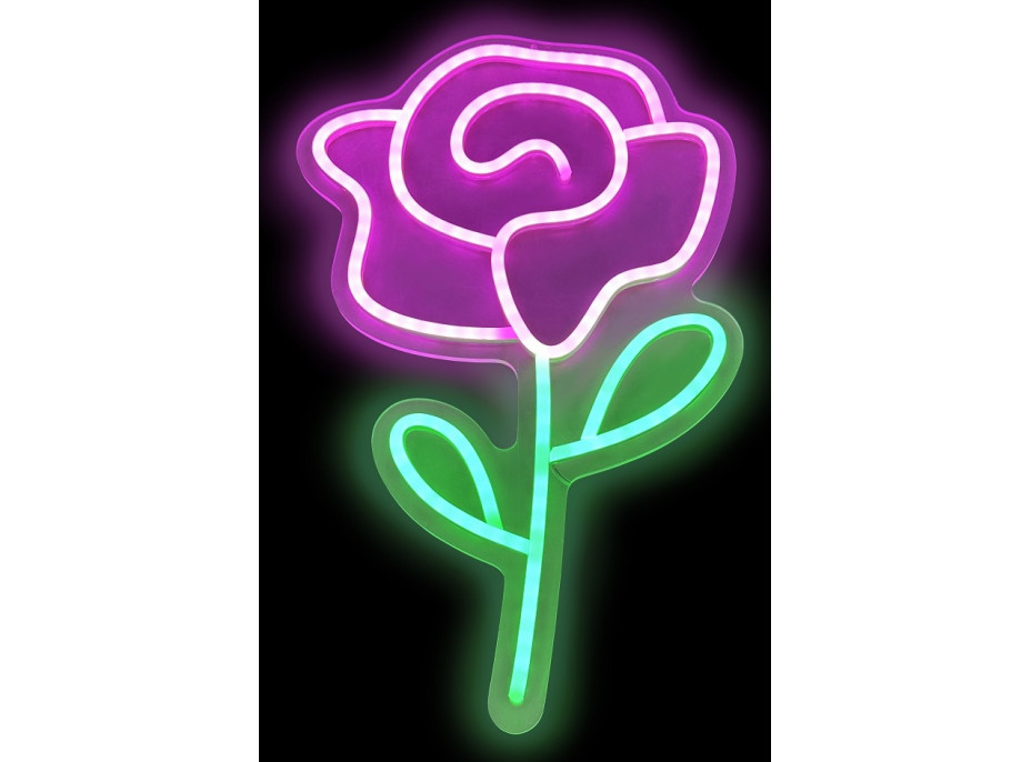 2Kids Toys LED NEON LIGHT lampička Růže