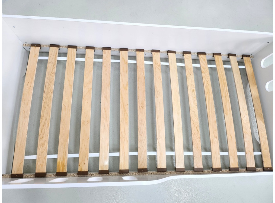 SESTAVENO: Dětská Montessori postel COCO 160x80 cm - bílá, levá