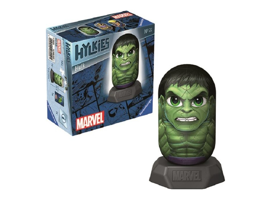 RAVENSBURGER 3D puzzle Hylkies: Marvel: Hulk 54 dílků