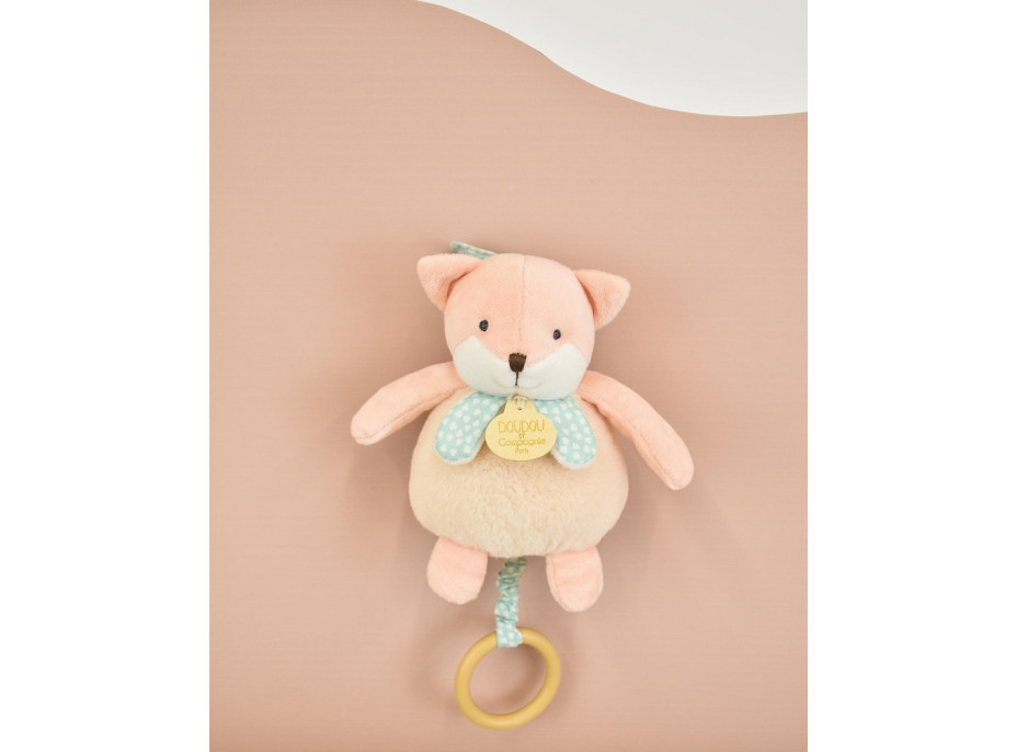 Doudou Plyšová liška hrající melodii 20 cm
