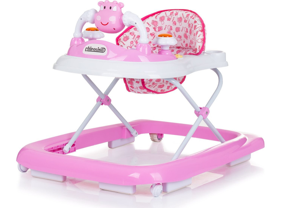 CHIPOLINO Chodítko interaktivní Little Cow Pink