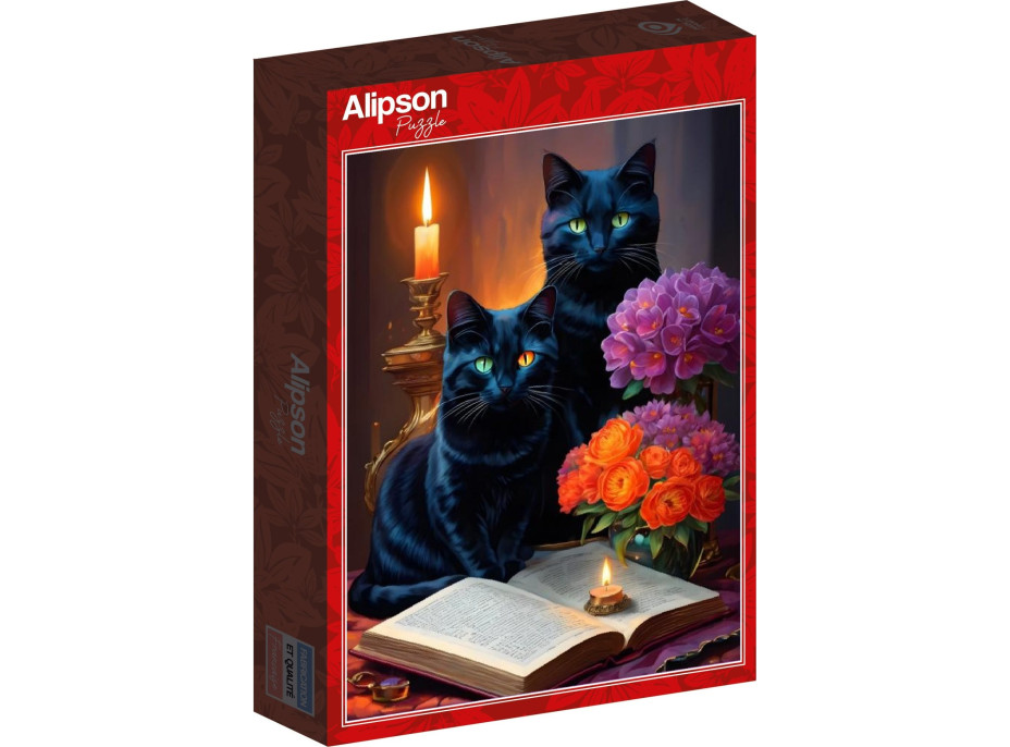 ALIPSON Puzzle Černé kočky 500 dílků