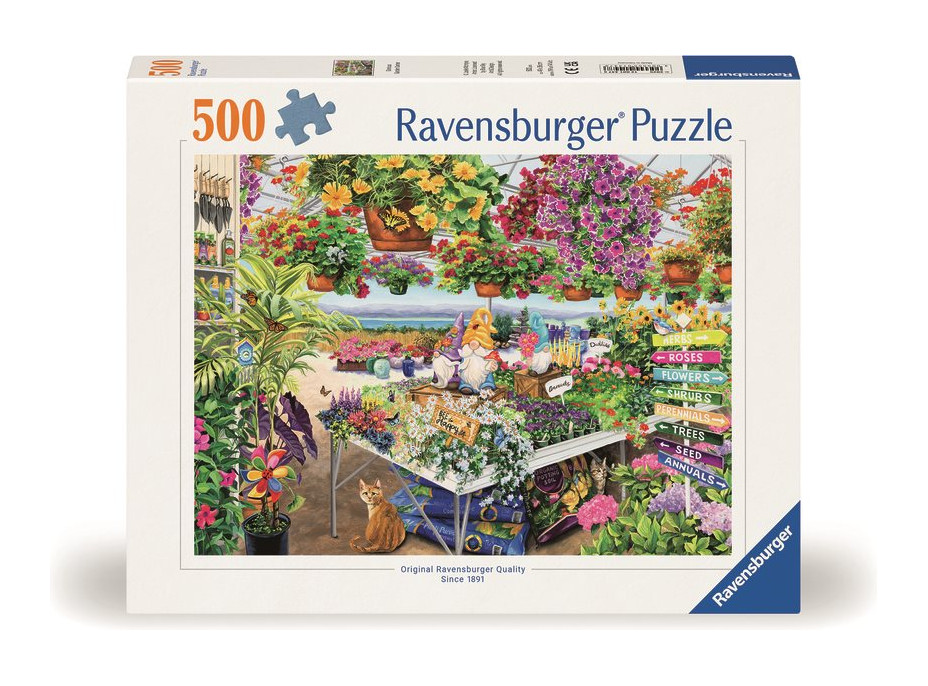 RAVENSBURGER Puzzle Zahradní ráj 500 dílků