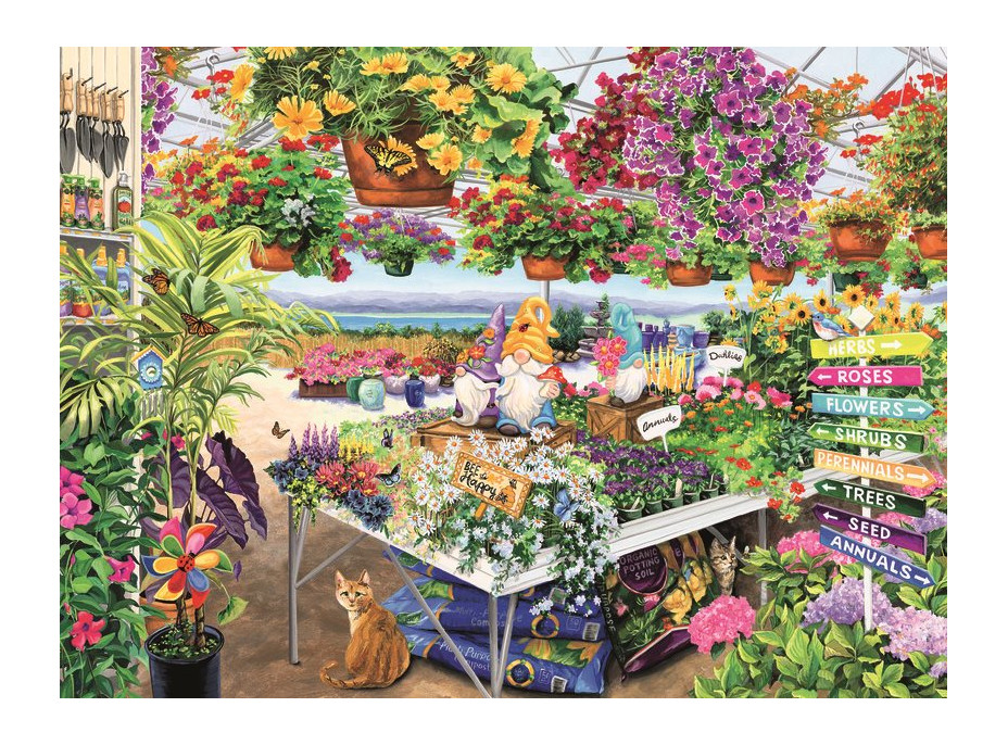 RAVENSBURGER Puzzle Zahradní ráj 500 dílků