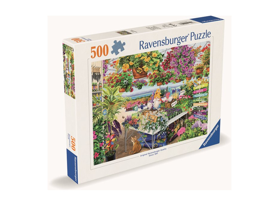 RAVENSBURGER Puzzle Zahradní ráj 500 dílků