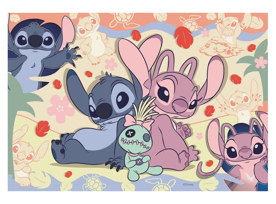 RAVENSBURGER Puzzle Disney: Stitch: Stitch a Angel 35 dílků