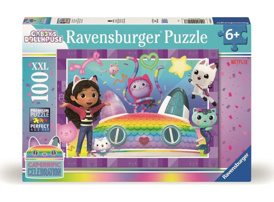RAVENSBURGER Puzzle Gábinin kouzelný domek XXL 100 dílků