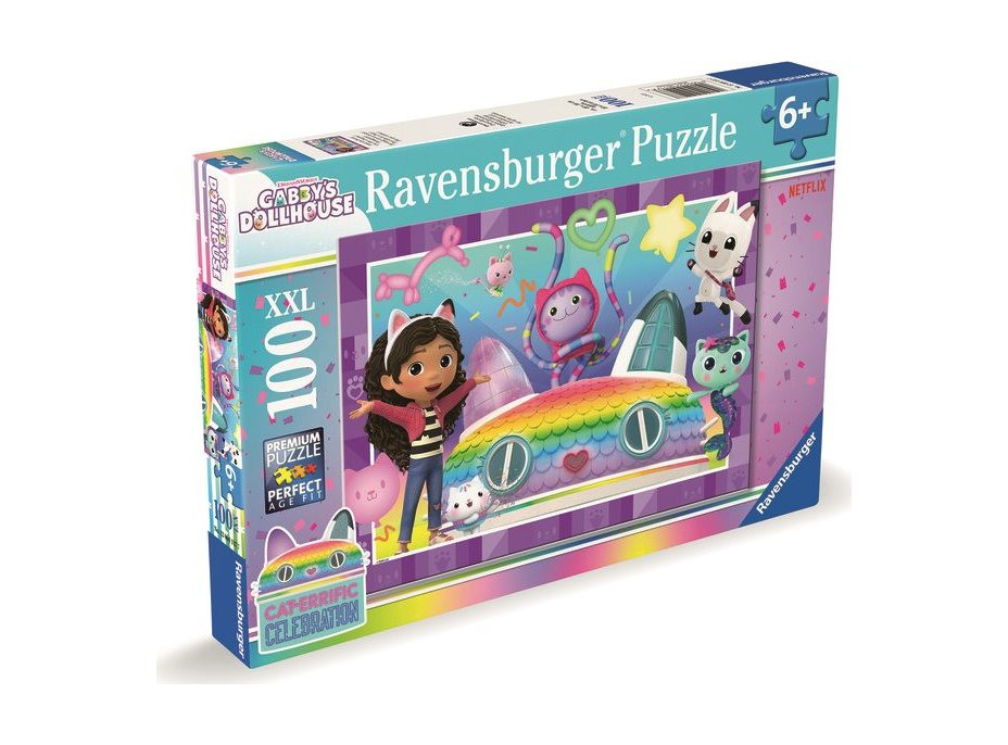 RAVENSBURGER Puzzle Gábinin kouzelný domek XXL 100 dílků