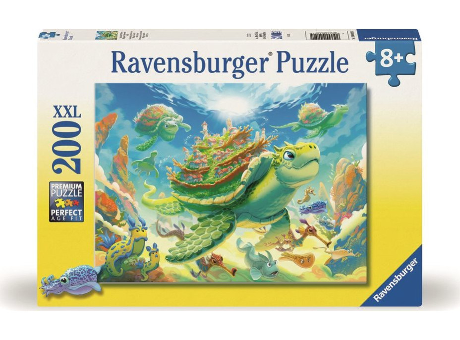 RAVENSBURGER Puzzle Magický svět pod hladinou XXL 200 dílků