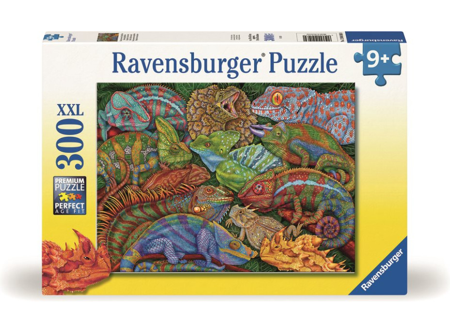 RAVENSBURGER Puzzle Úžasní plazi 300 dílků