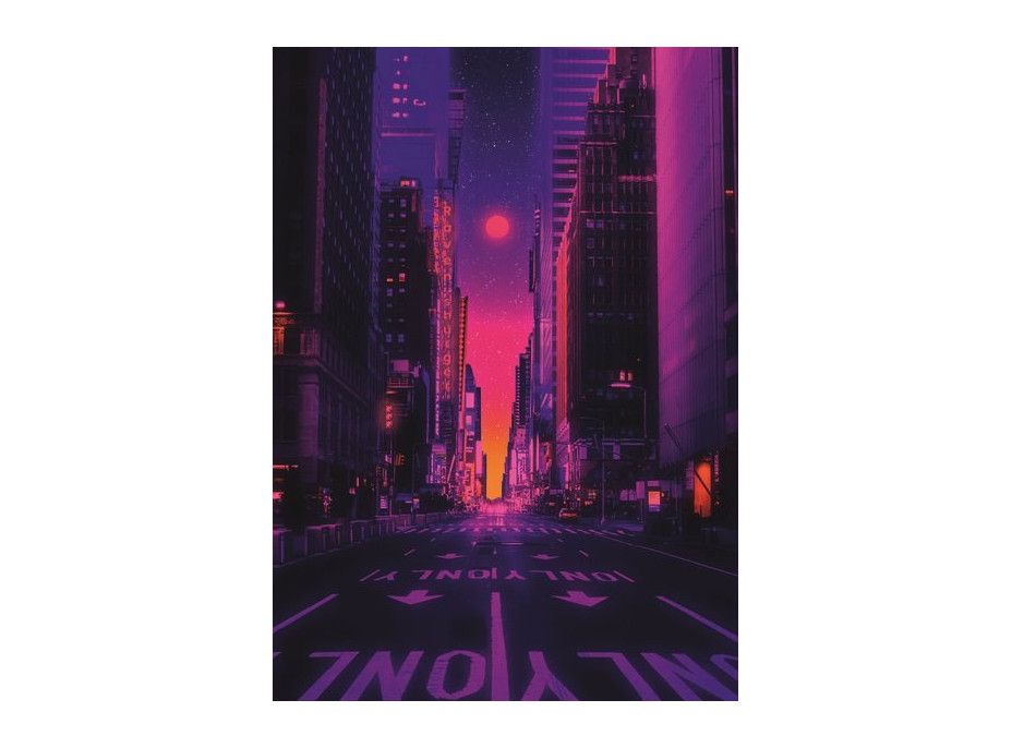 RAVENSBURGER Puzzle Neonové město 1000 dílků