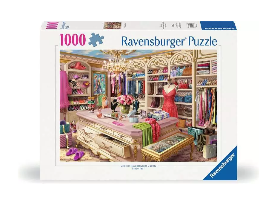 RAVENSBURGER Puzzle Okouzlující šatník 1000 dílků