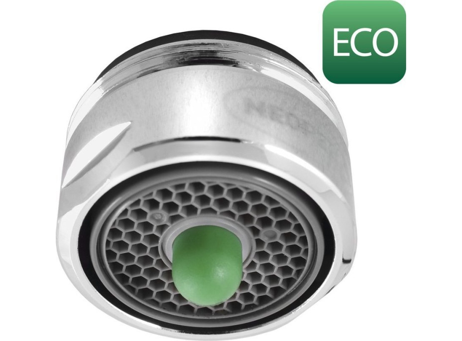 Sapho NEOPERL perlátor úsporný ECO PUSH 5 l/min, vnější závit M24x1, chrom 3075.103