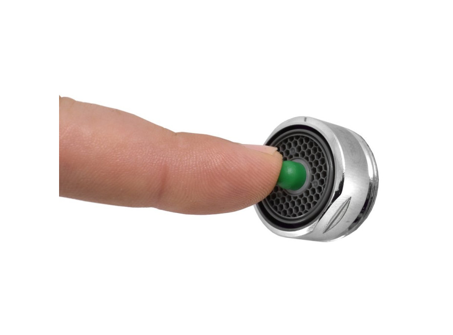 Sapho NEOPERL perlátor úsporný ECO PUSH 5 l/min, vnější závit M24x1, chrom 3075.103
