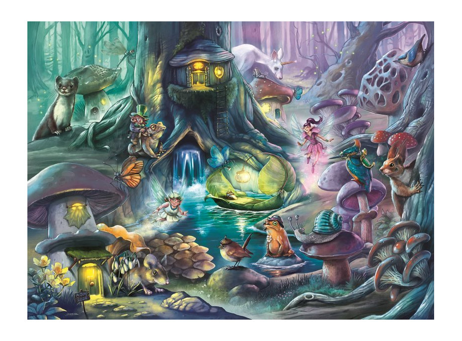 RAVENSBURGER Puzzle Kouzelný les XXL 150 dílků