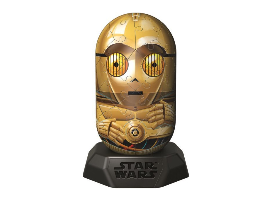 RAVENSBURGER 3D puzzle Hylkies: Star Wars: C-3PO 54 dílků