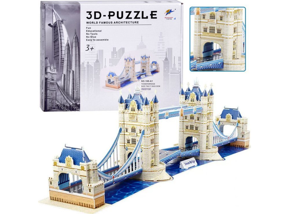 JOKOMISIADA 3D puzzle Tower Bridge 120 dílků