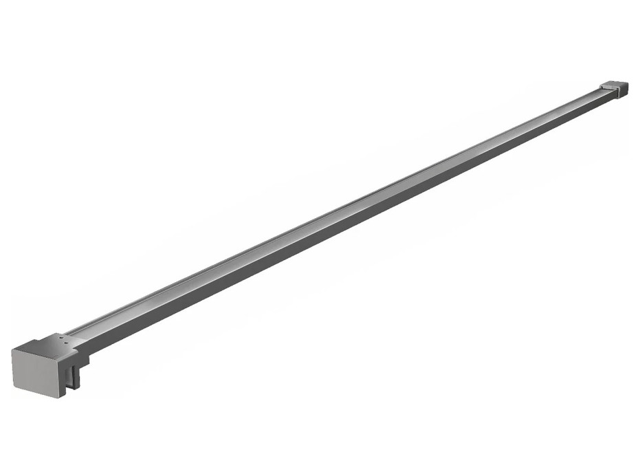 Upevňovací rameno ke sprchové zástěně MEXEN KIOTO - na 8 mm sklo - gun grey