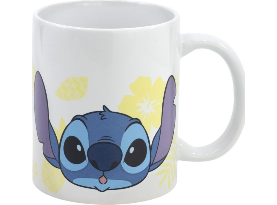 STOR Hrneček keramický 325 ml Stitch Pineaple