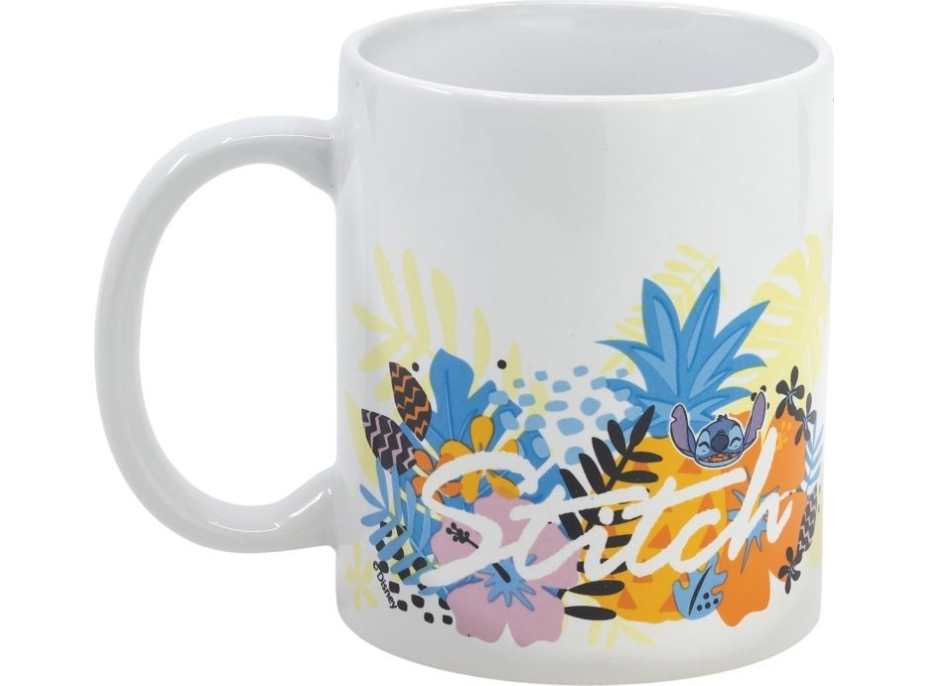 STOR Hrneček keramický 325 ml Stitch Pineaple