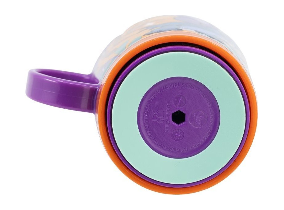 STOR Hrneček s protiskluzovým dnem 410 ml Stitch