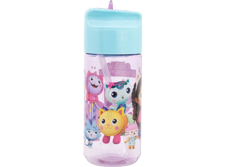 STOR Láhev na pití Tritan Gábinin kouzelný domek 430 ml