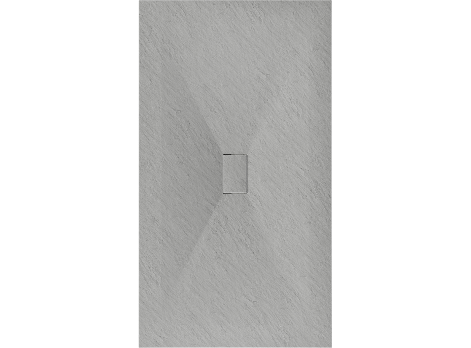 Sprchová SMC vanička MEXEN HUGO 100x150 cm - šedá, 42611015