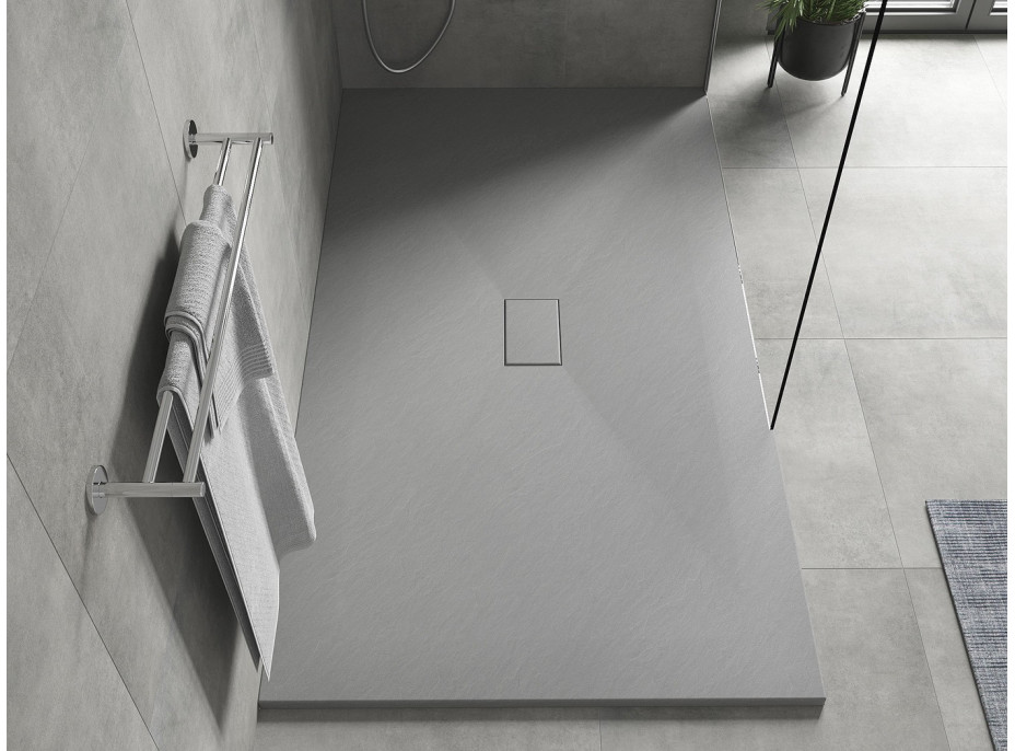 Sprchová SMC vanička MEXEN HUGO 100x150 cm - šedá, 42611015