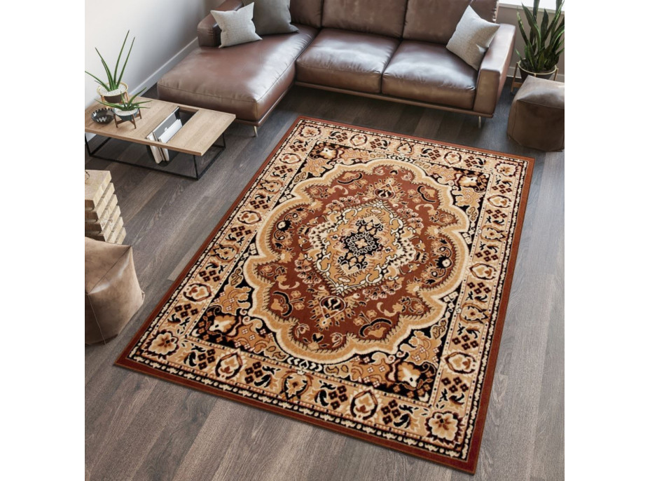 Kusový koberec ATLAS Orient - béžový/hnědý