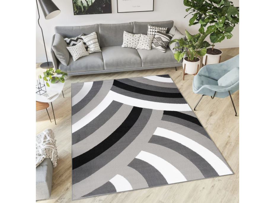 Kusový koberec TAPIS Bow - šedý