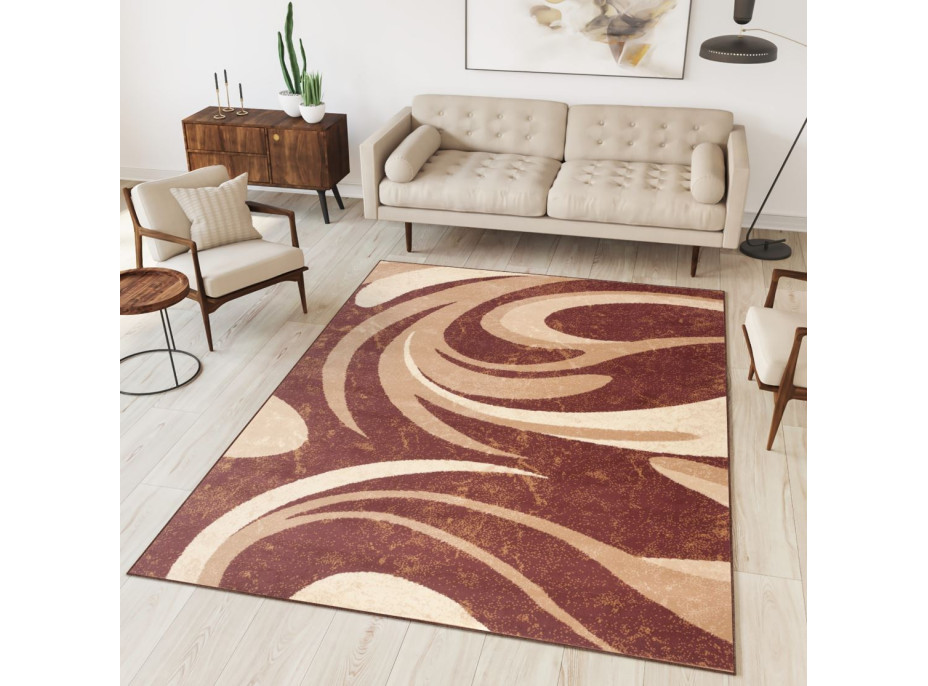 Kusový koberec TAPIS Charm - hnědý