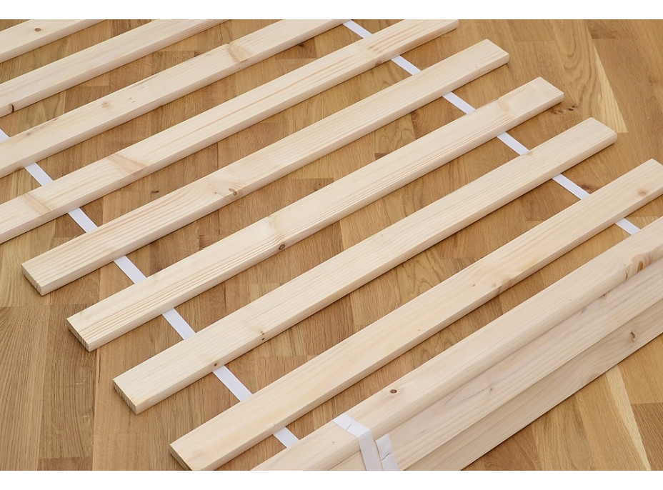 Dětská Montessori postel z masivu borovice ALICE - 200x140 cm - BÍLÁ