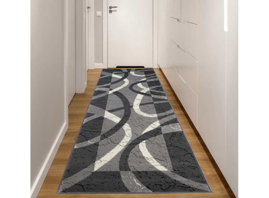 Běhoun TAPIS Ribbon - šedý Běhoun TAPIS Ribbon - šedý