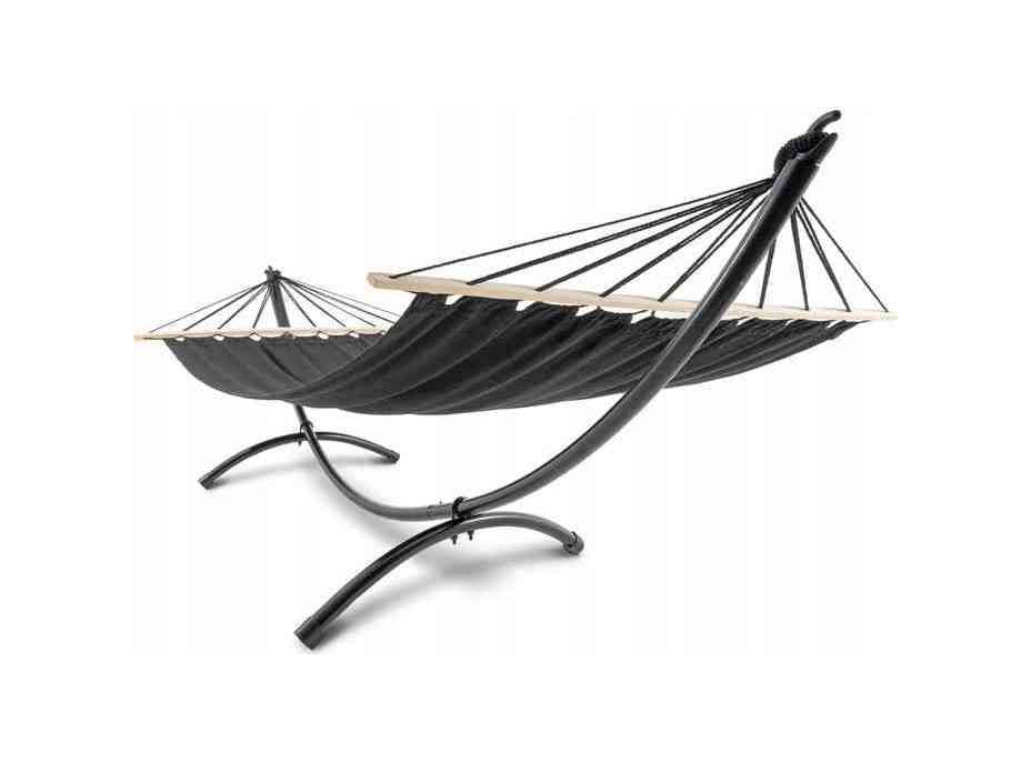 Závěsná houpací síť ULTIMATE XXL 200x150 cm - grafitová