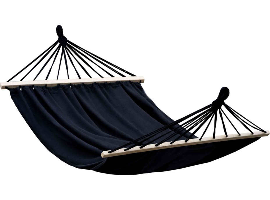 Závěsná houpací síť ULTIMATE XXL 200x150 cm - grafitová