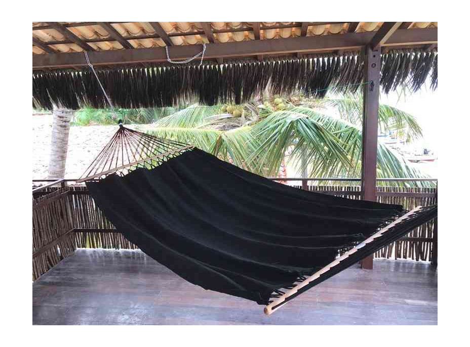 Závěsná houpací síť ULTIMATE XXL 200x150 cm - grafitová