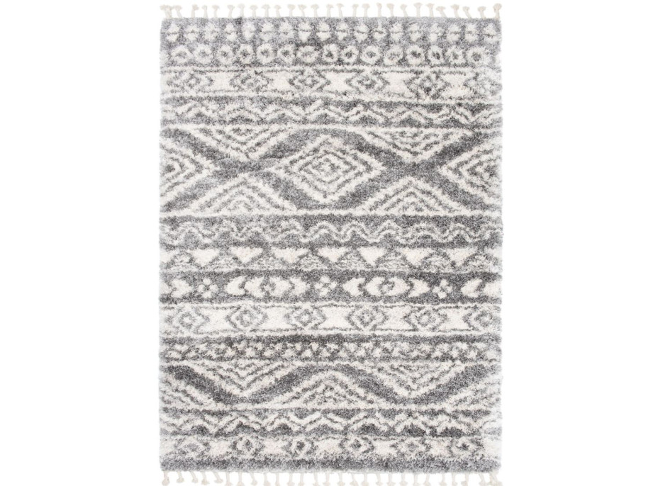 Kusový koberec AZTEC tmavě šedý - typ B