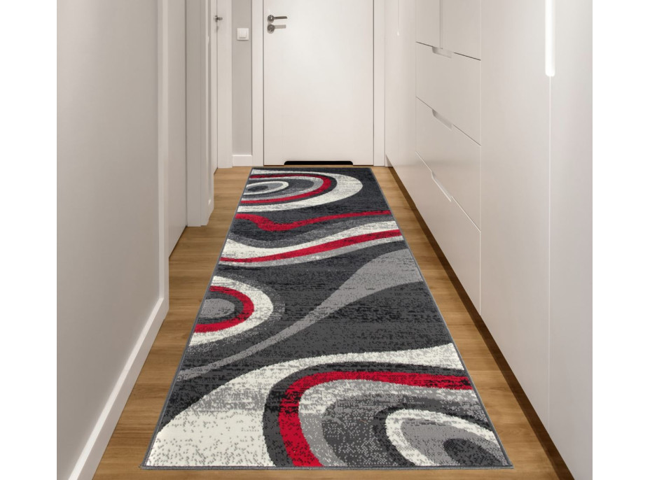 Běhoun TAPIS Winding - šedý/červený