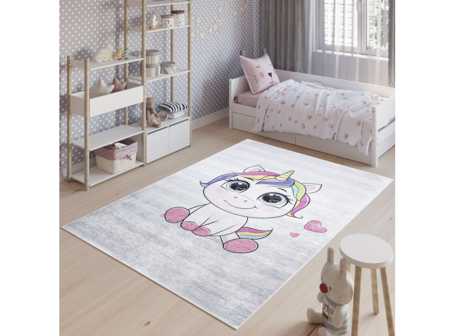 Dětský koberec EMMA - Jednorožec