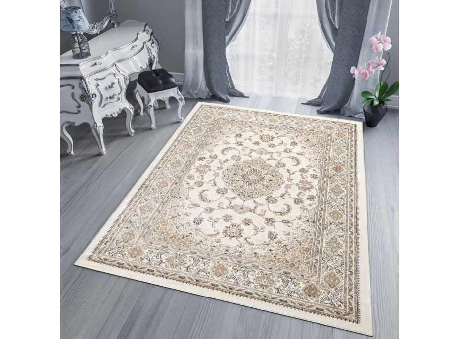 Kusový koberec DUBAI Orient - bílý/béžový