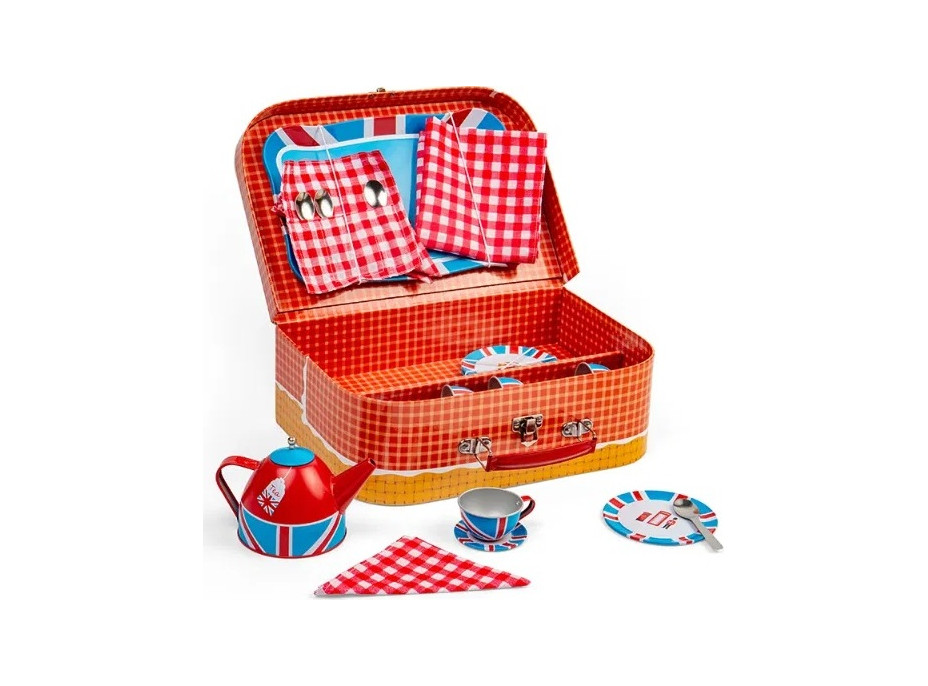 Bigjigs Toys Čajová sada v kufříku Londýn
