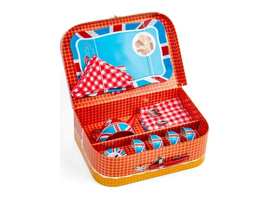 Bigjigs Toys Čajová sada v kufříku Londýn
