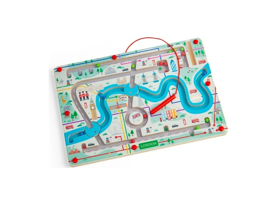 Bigjigs Toys Magnetické bludiště Londýn