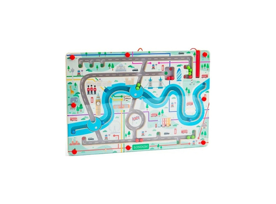 Bigjigs Toys Magnetické bludiště Londýn