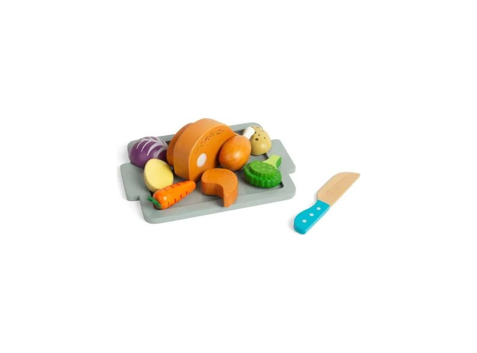 Bigjigs Toys Sada Pečené kuře se zeleninou